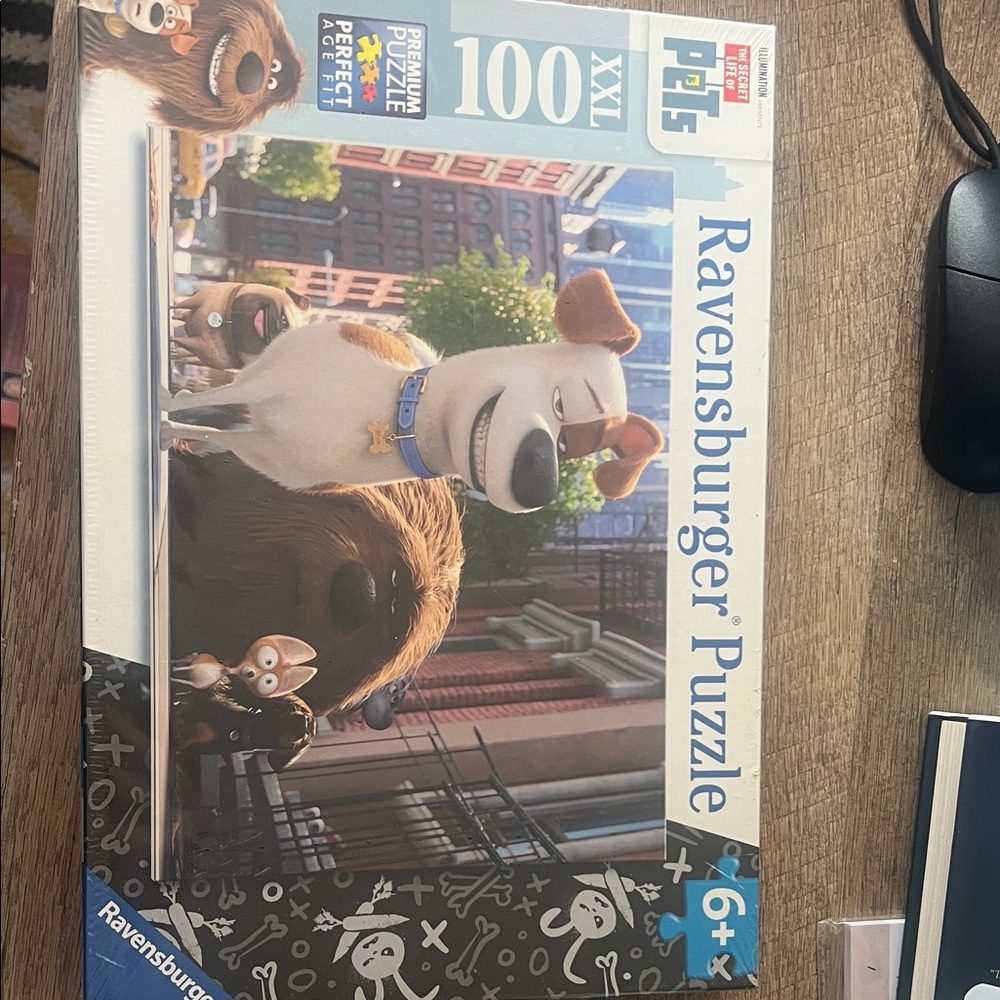 Ravensburger Blue-Accented Puzzle Featuring Animated Dog Characters